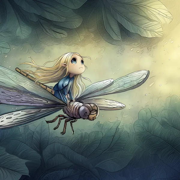 Art from the book: The Gift of the Dragonflies